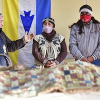 Entregaron restos óseos de un poblador originario a su comunidad para que lo sepulten
