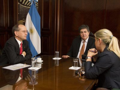 Lanziani se reunió con autoridades de Shell