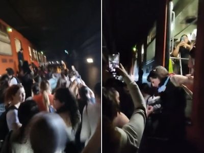 Caos en Línea 3 del Metro: Corto circuito, desalojo de pasajeros por las vías, estaciones cerradas