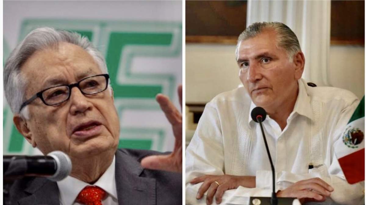 Manuel Bartlett y Adán Augusto López