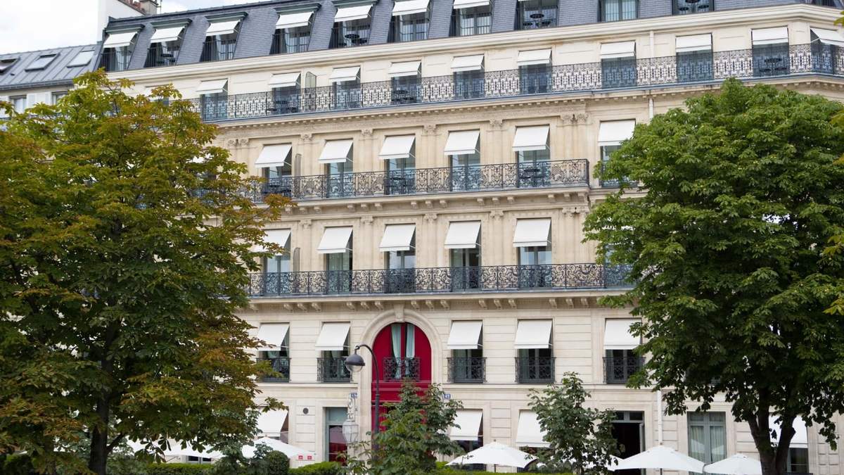El hotel en el que se hospeda Mauricio Macri.