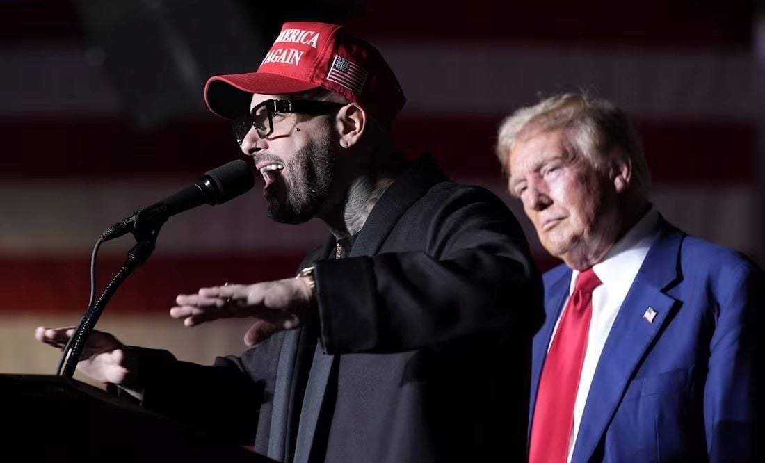 Nicky Jam y Donald Trump
