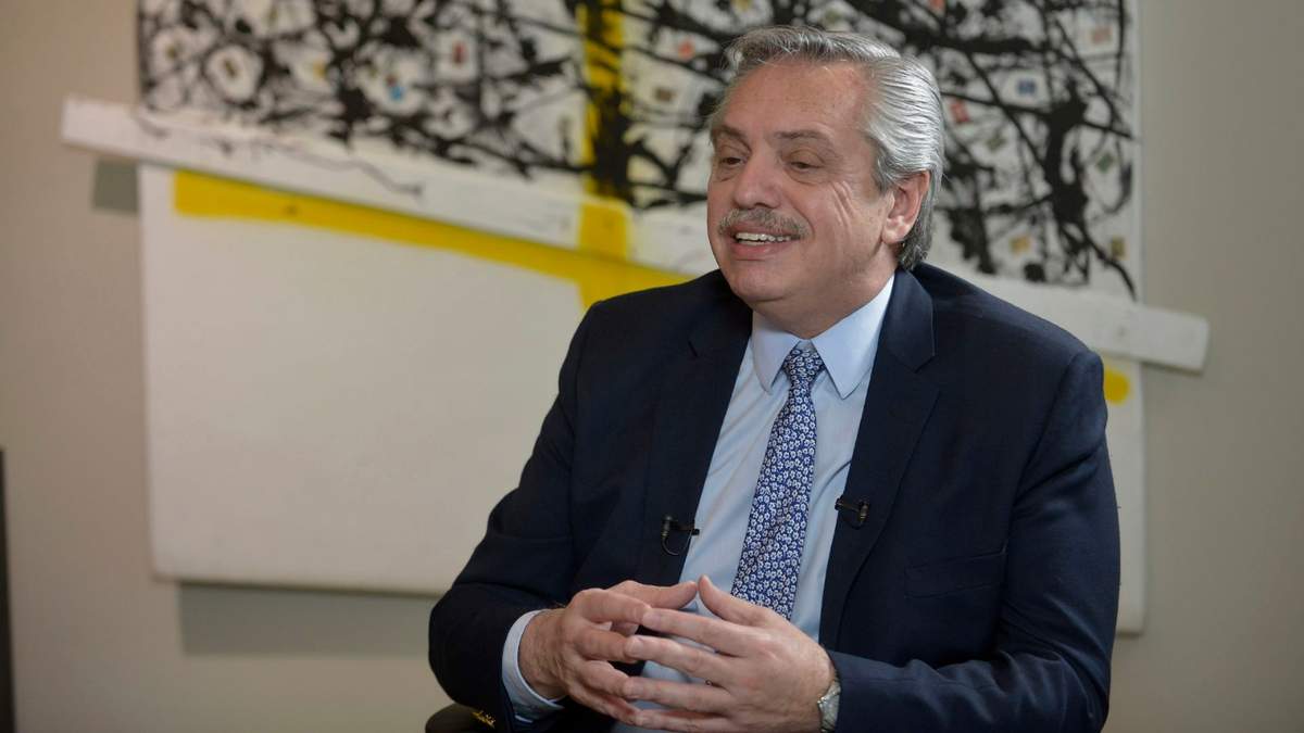 Alberto Fernández, presidente. Fuente: (Twitter)