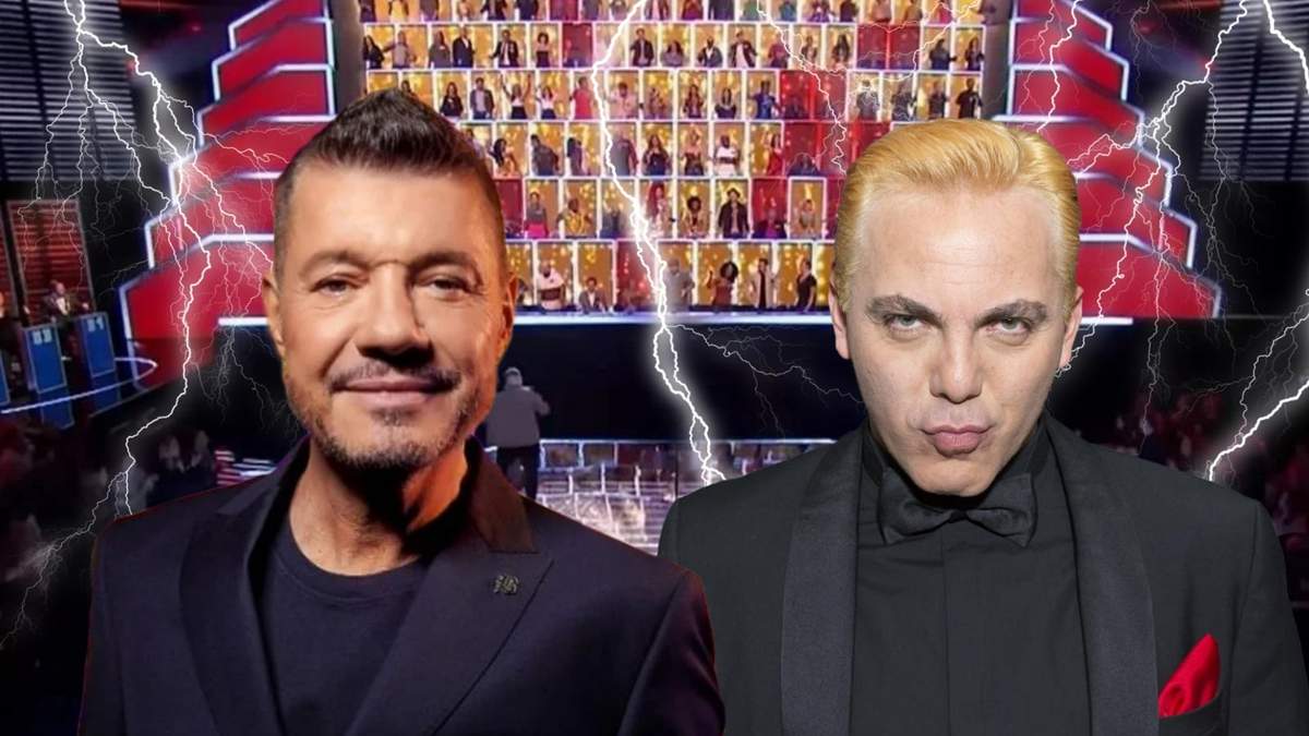 Marcelo Tinelli y Cristian Castro en "Canta Conmigo Ahora". Fuente: (Minuto Neuquén)