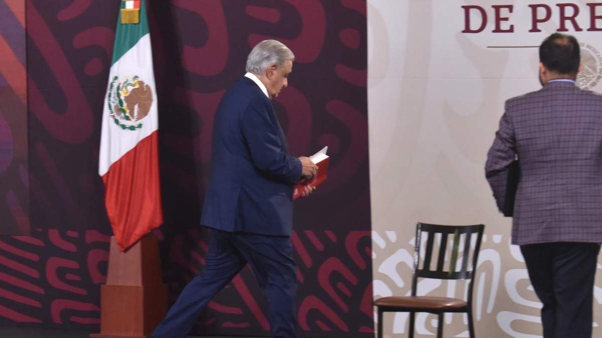 El presidente en su conferencia del lunes
