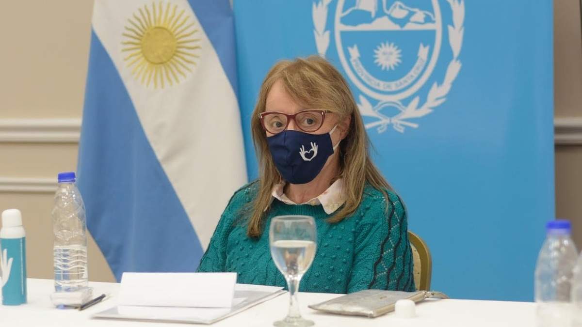 Alicia Kirchner, gobernadora de Santa Cruz. Fuente: (Twitter)