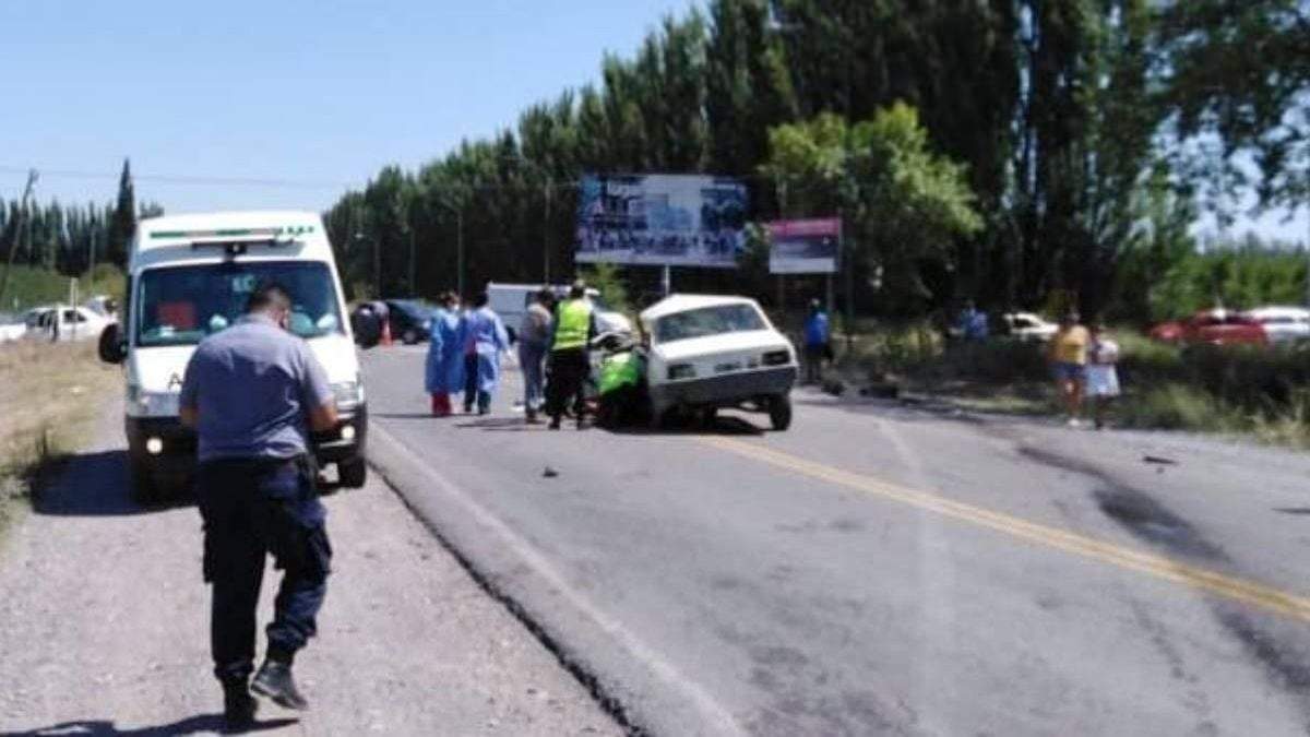 Brutal accidente en la ruta 22. Fuente: (Twitter)
