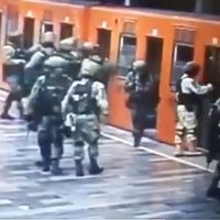 Militares practican tácticas contra actos terroristas en el Metro (video)