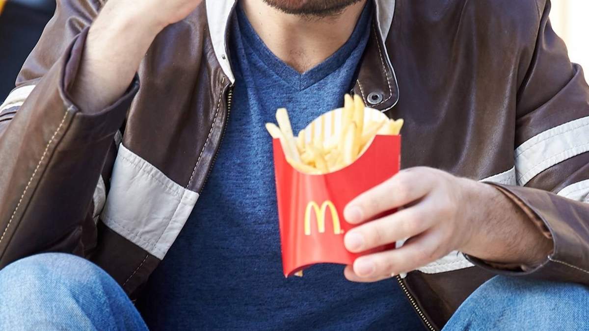 Un cliente de McDonald's