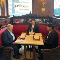 En La Ópera y con mariachi, así convivió Ebrard con José Mujica y Evo Morales previo al grito