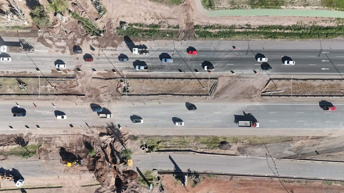 Terminó la obra de emergencia en el Acceso Sur