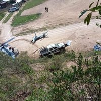 Se desploma helicóptero Black Hawk de la Marina en Veracruz