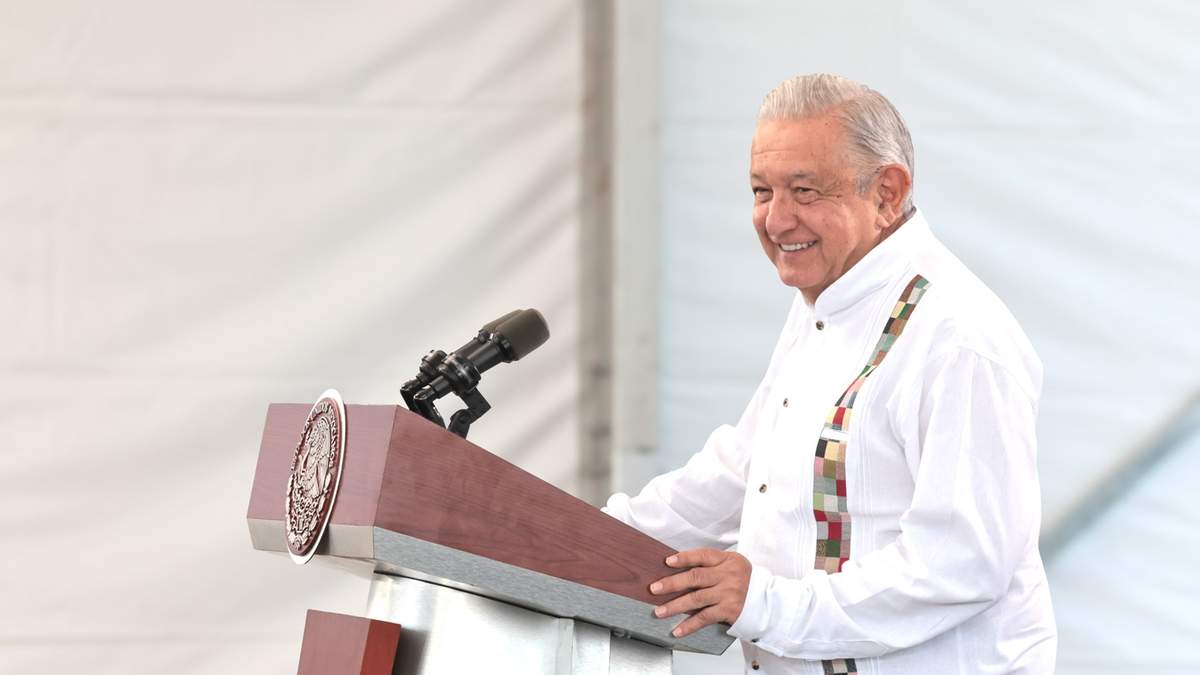 El presidente en Palacio Nacional