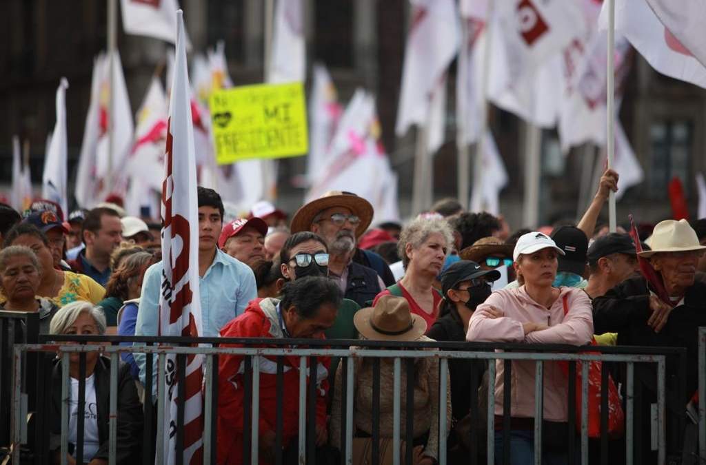 El pueblo. Respaldo a AMLO