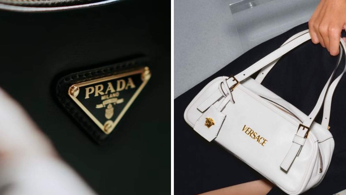 Prada y Versace, marcas de lujo