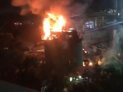 Deja 11 lesionados incendio en AHMSA de Monclova, Coahuila