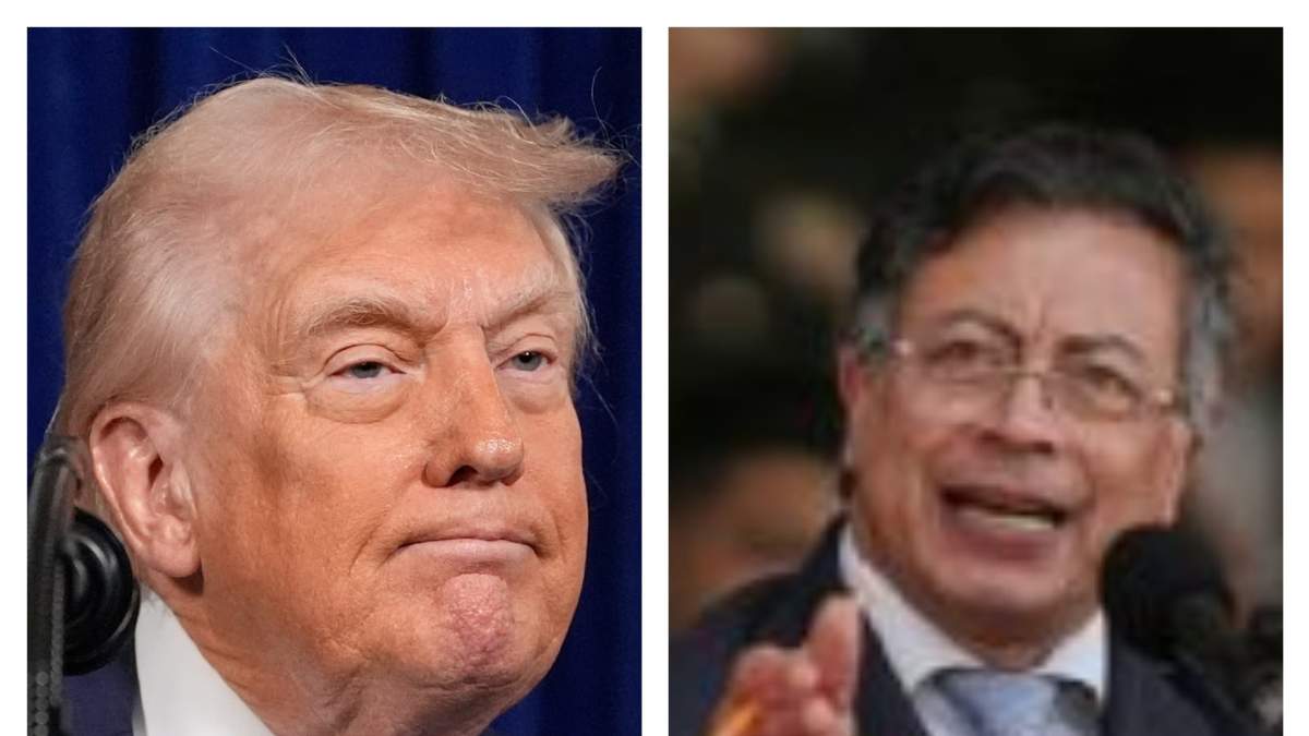 Donald Trump y Gustavo Petro