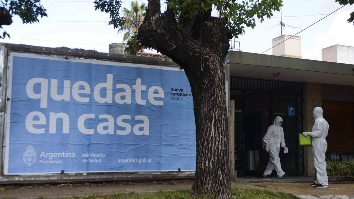 Confinamiento en Argentina. Fuente: (Twitter)