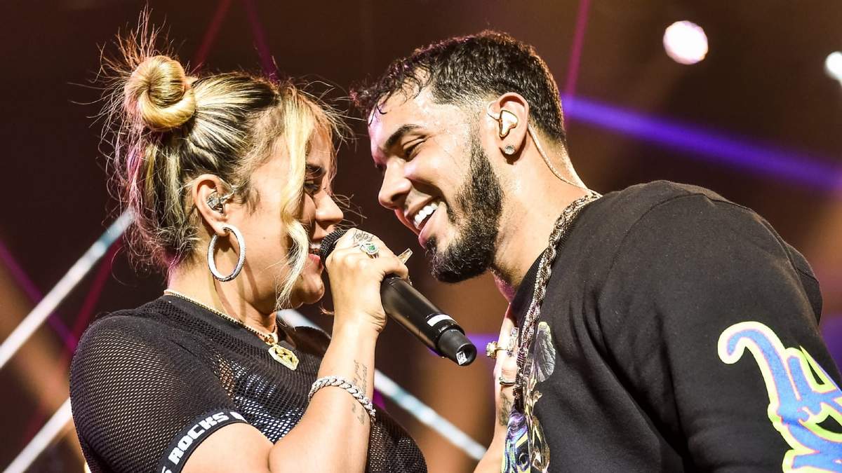 Karol G y Anuel AA. Fuente: (Twitter)