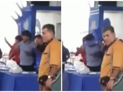 Asestan sillazo a Evo Morales durante reunión con miembros de su partido (Videos)