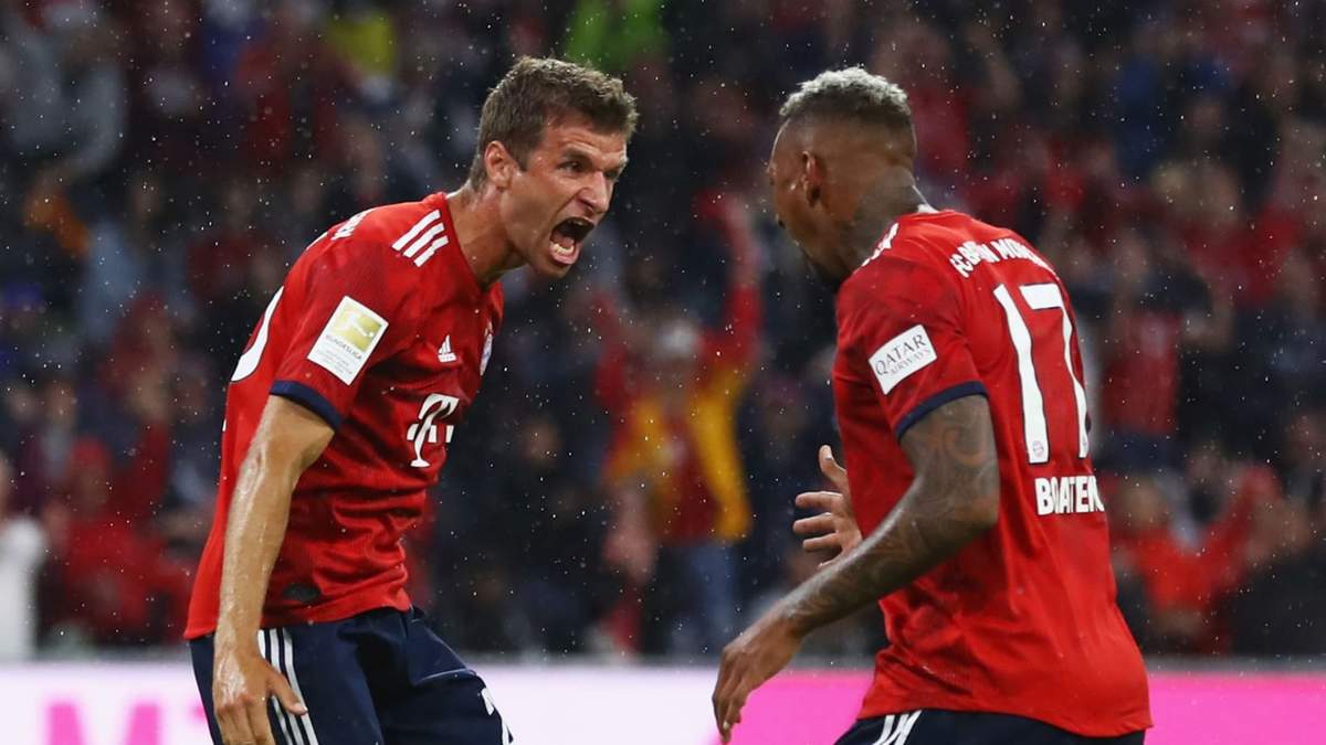 Boateng y Muller. Fuente (Instagram)