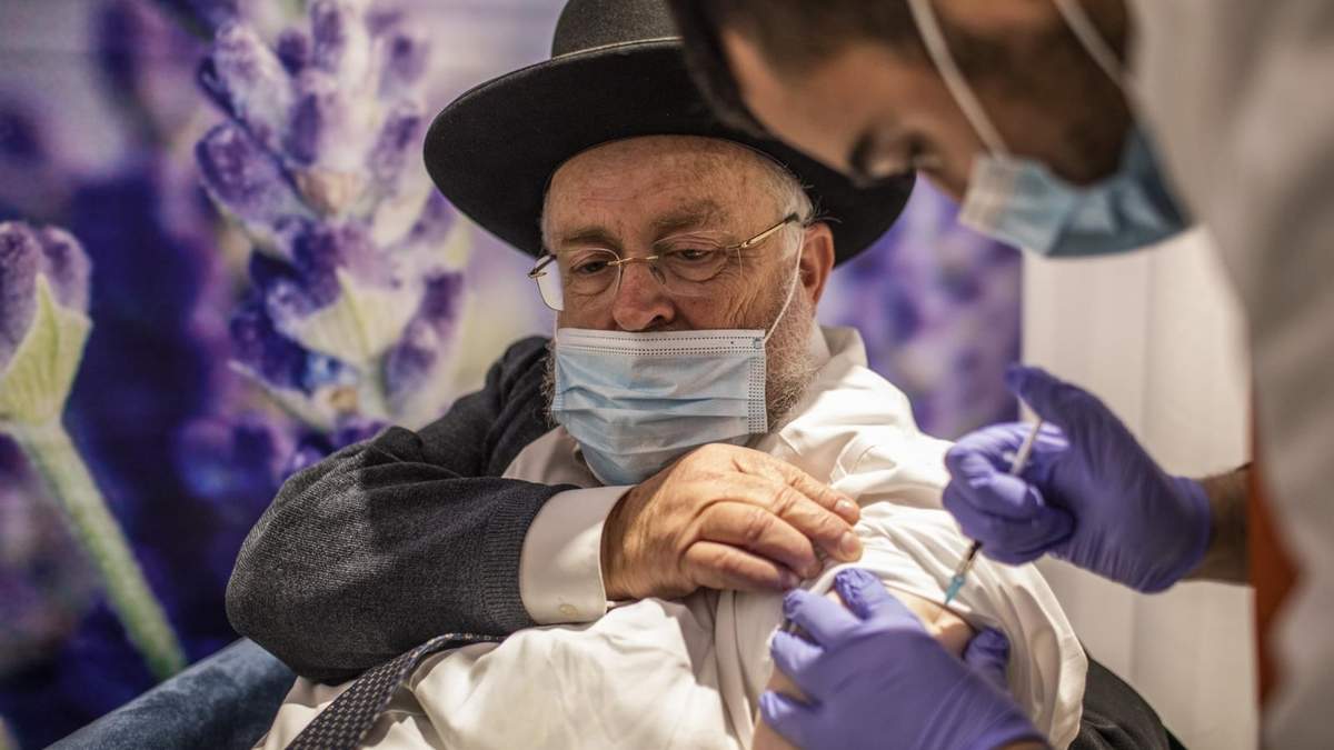 Israel cuenta con más de 6 millones de vacunas contra la COVID 19 y casi el 50% de la población ya se inyectó. Fuente: (Twitter)