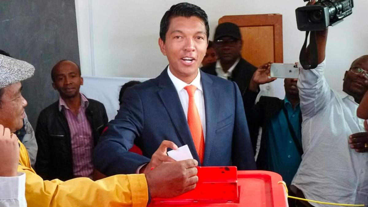 Andry Rajoelina, presidente de Madagascar. Fuente: (Twitter)