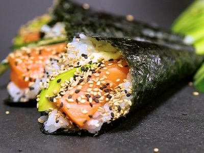 Sushi en cono: una receta única y original sin gastar demás y que sorprende a todos