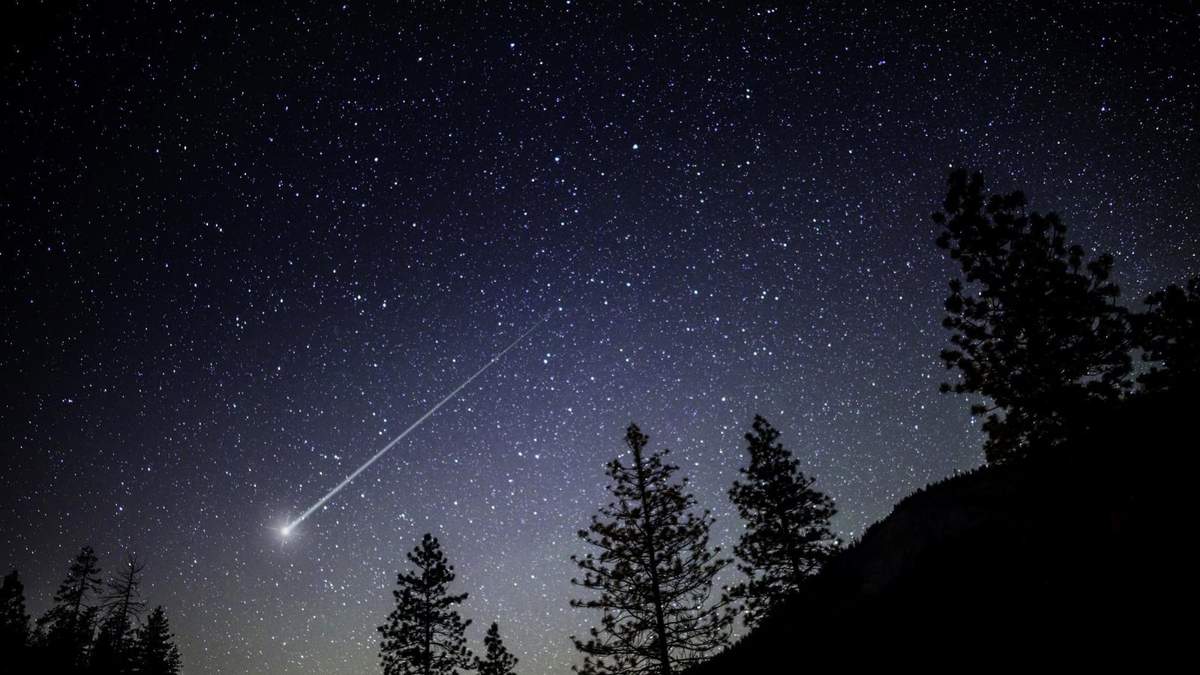 Lluvia de estrellas fugaces Fuente: (Twitter)