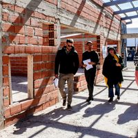 Supervisaron obras educativas que fueron reactivadas por el gobierno provincial