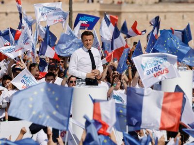 Rumbo a la segunda vuelta, Emmanuel Macron intenta convencer a los votantes de izquierda