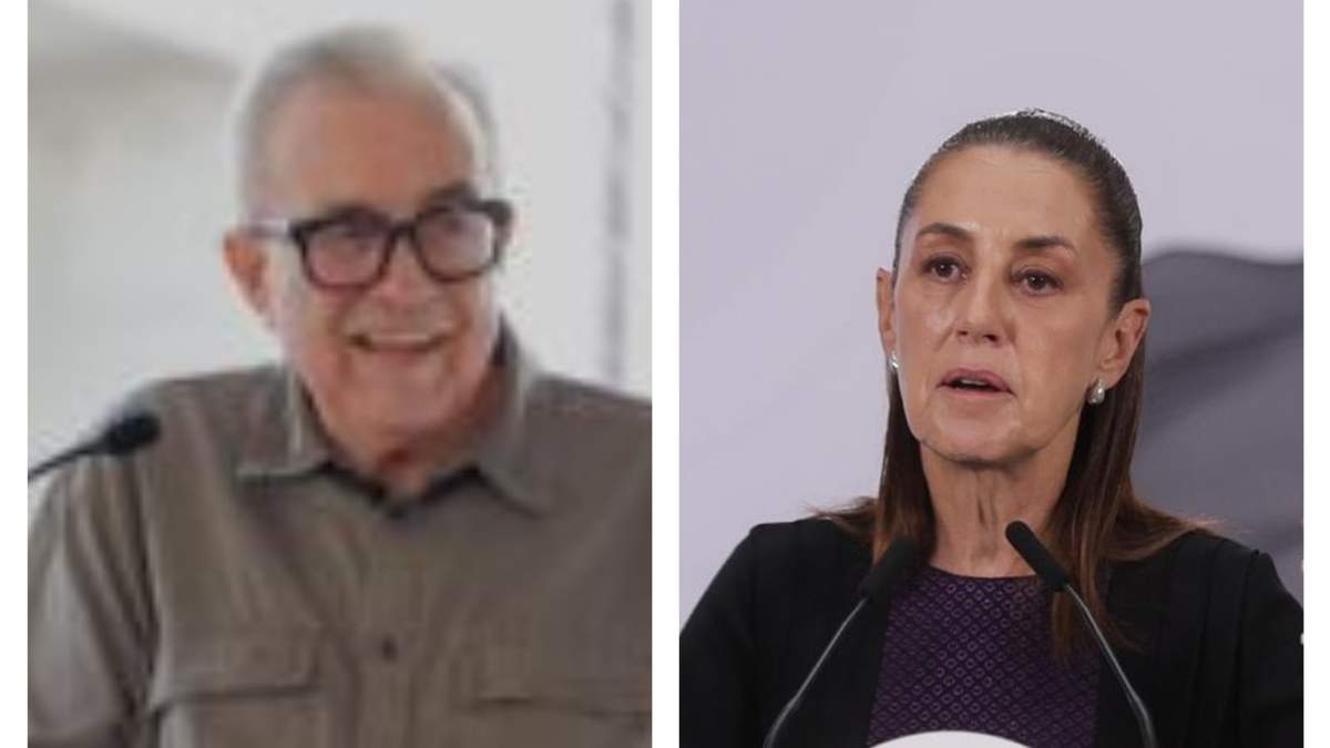 El gobernador con licencia, Rubén Rocha Moya, y Sheinbaum