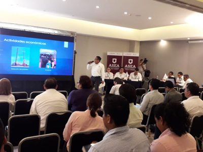 Registra escasa convocatoria primera reunión pública de la ASEA sobre Dos Bocas