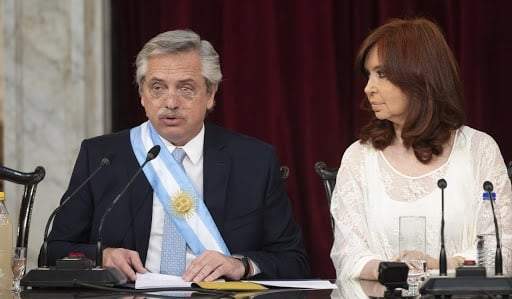 Alberto Fernández y CFK. Fuente: (Twitter)