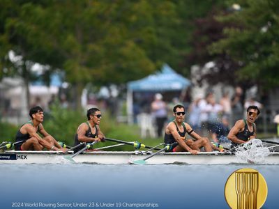 México gana medalla de oro por equipos en el Mundial de remo en Canadá