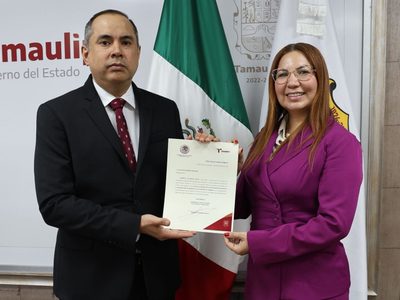 Secretaría de Finanzas fortalece la atención de la Oficina Fiscal en Matamoros con nuevo nombramient