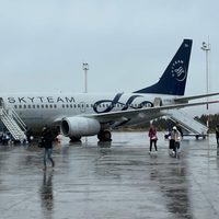 Llegó el primer vuelo nocturno de la temporada invernal a San Martín de los Andes