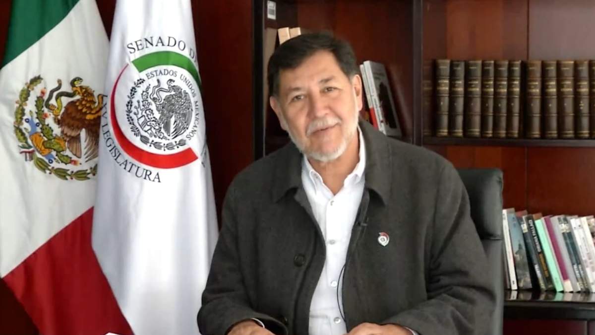 El senador Gerardo Fernández Noroña