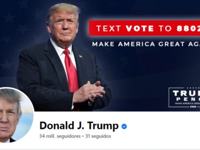 Donald Trump recupera sus cuentas en Facebook e Instagram