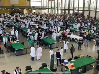 Con la participación voluntaria de estudiantes de la UNAM, inicia vacunación en Tlalpan y Coyoacán