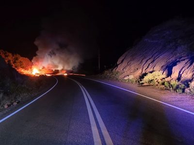 Tragedia en alta montaña: dos camioneros murieron tras chocar de frente
