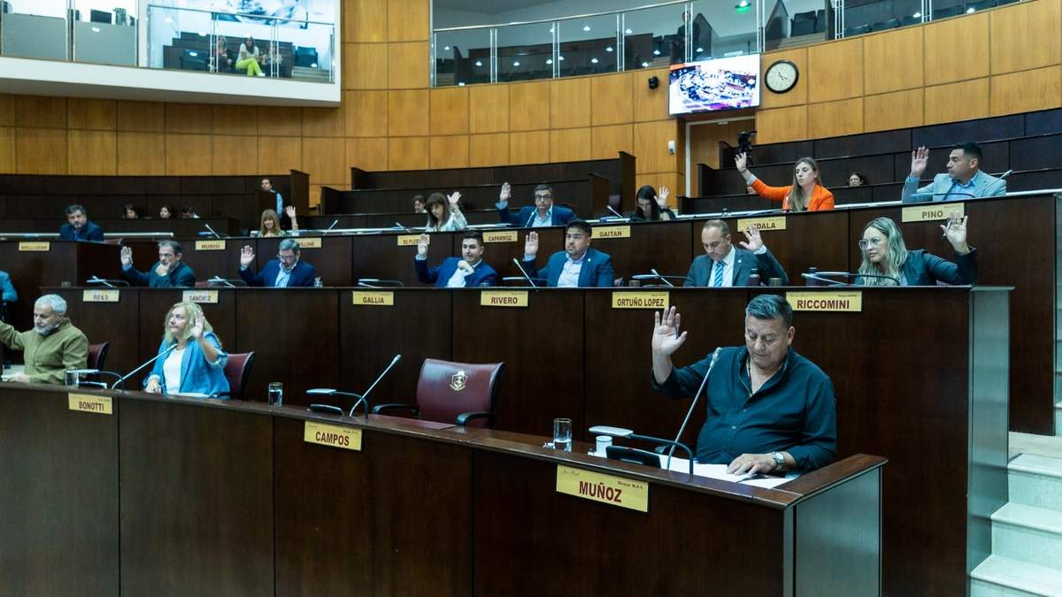 Los legisladores votan a los nuevos miembros del Consejo de la Magistratura. Fuente: (Legislatura Neuquén)