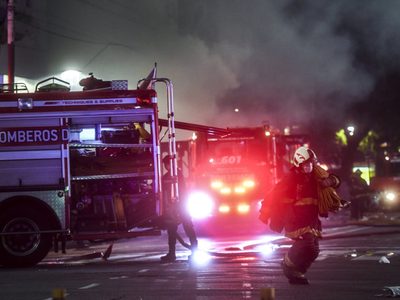VIDEOS: Así fue la explosión que acabó con la vida de dos bomberos en Villa Crespo
