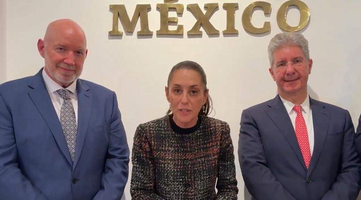 La presidenta Sheinbaum anunciando inversión de Nestlé