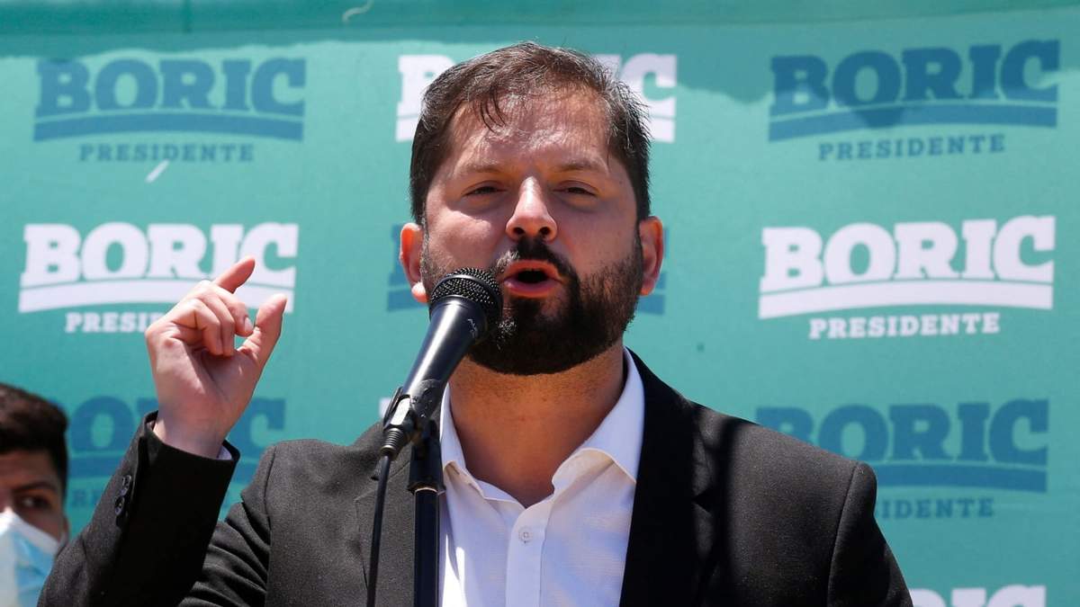 El candidato a la presidencia de Chile, Gabriel Boric. Fuente: (Twitter)