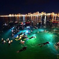 Un espectáculo singular para Semana Santa: Vía Crucis submarino en Puerto Madryn