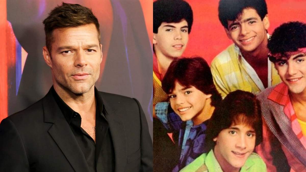 Ricky Martin y Menudo. Fuente: (Instagram)