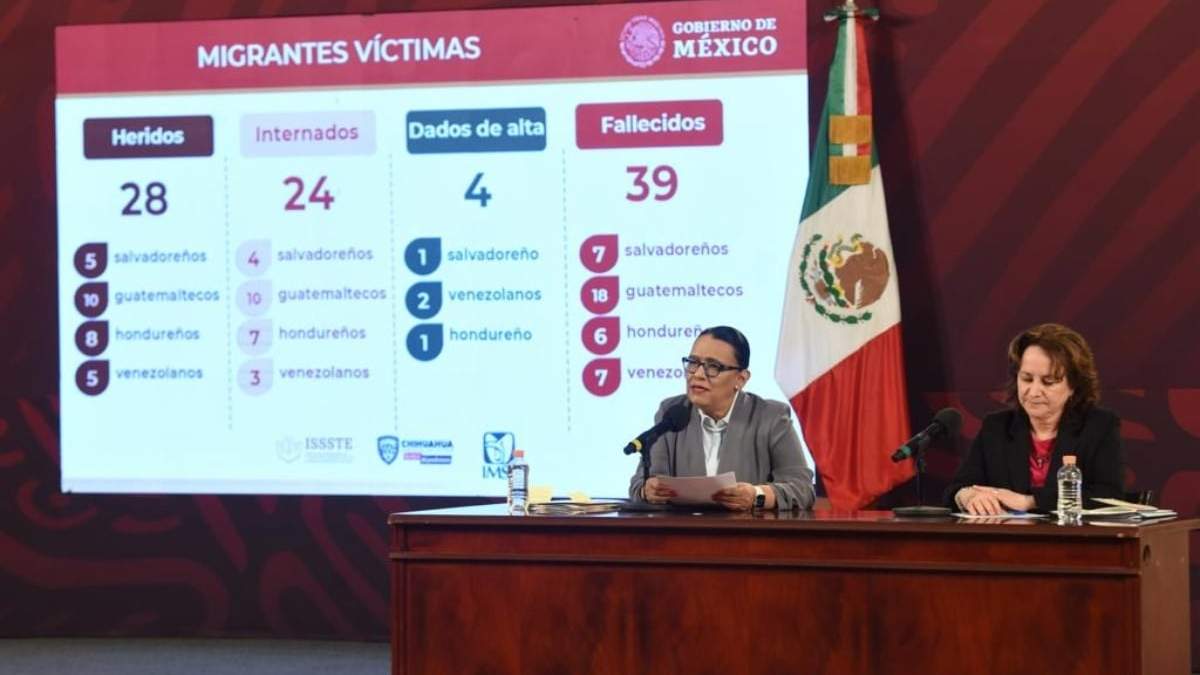 Rosa Icela Rodríguez y Sara Irene Herrerías Guerra