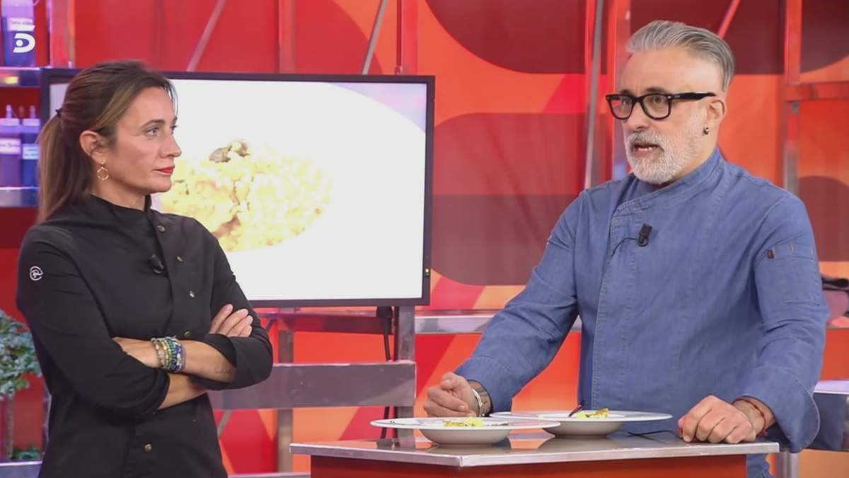 Bergoña Rodrigo y Sergi Arola. Fuente: (Twitter)