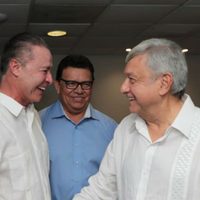 El beisbol e inversión para Sinaloa, los tema del encuentro entre AMLO y Ordaz Coppel